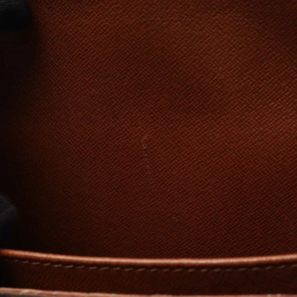 Louis Vuitton Cartouchiere Leather Monogram Brown Canvas Bag Shoulder - Picture 6 of 10